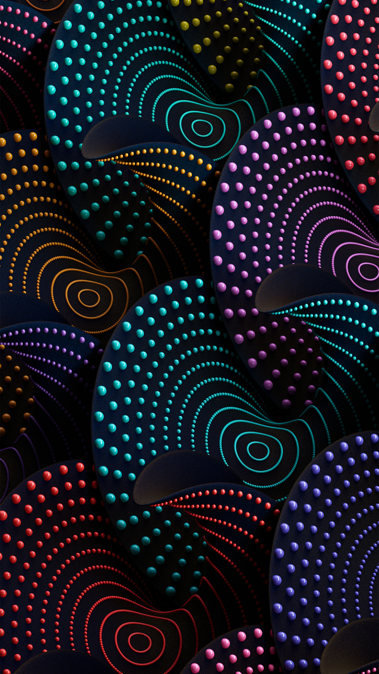 Pattern, Light, Nature, Black, Art. Wallpaper in 750x1334 Resolution