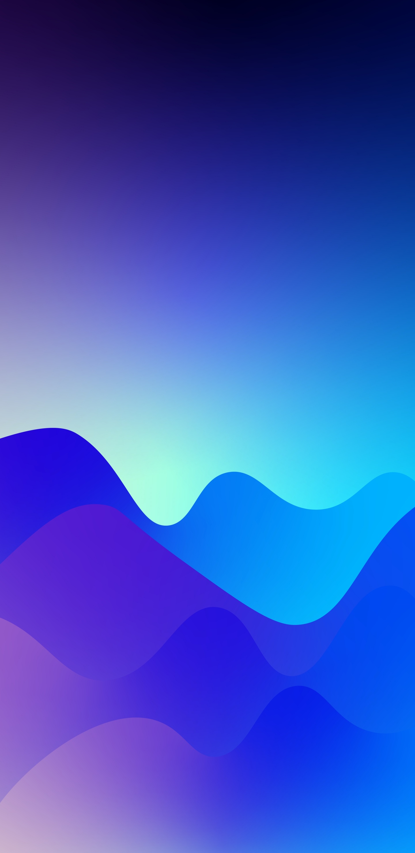 Azure, Piste, Electric Blue, Horizont, Muster. Wallpaper in 1440x2960 Resolution