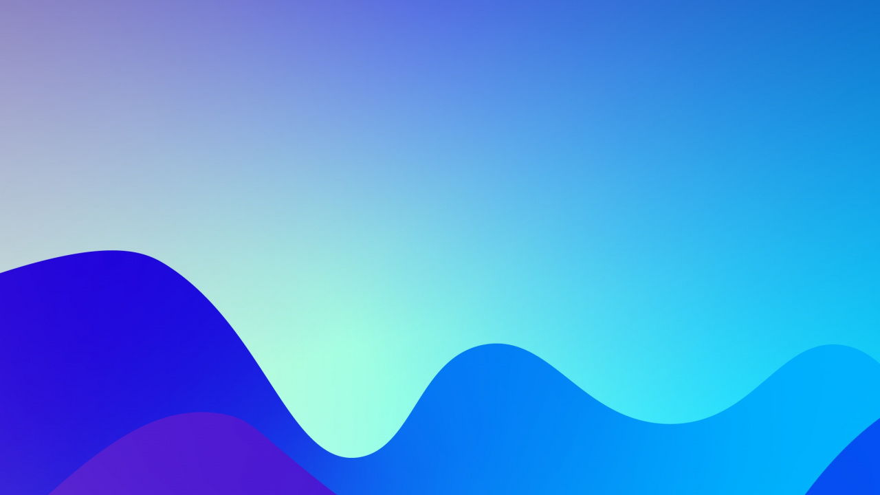 Azure, Slope, Electric Blue, Horizon, Pattern. Wallpaper in 1280x720 Resolution