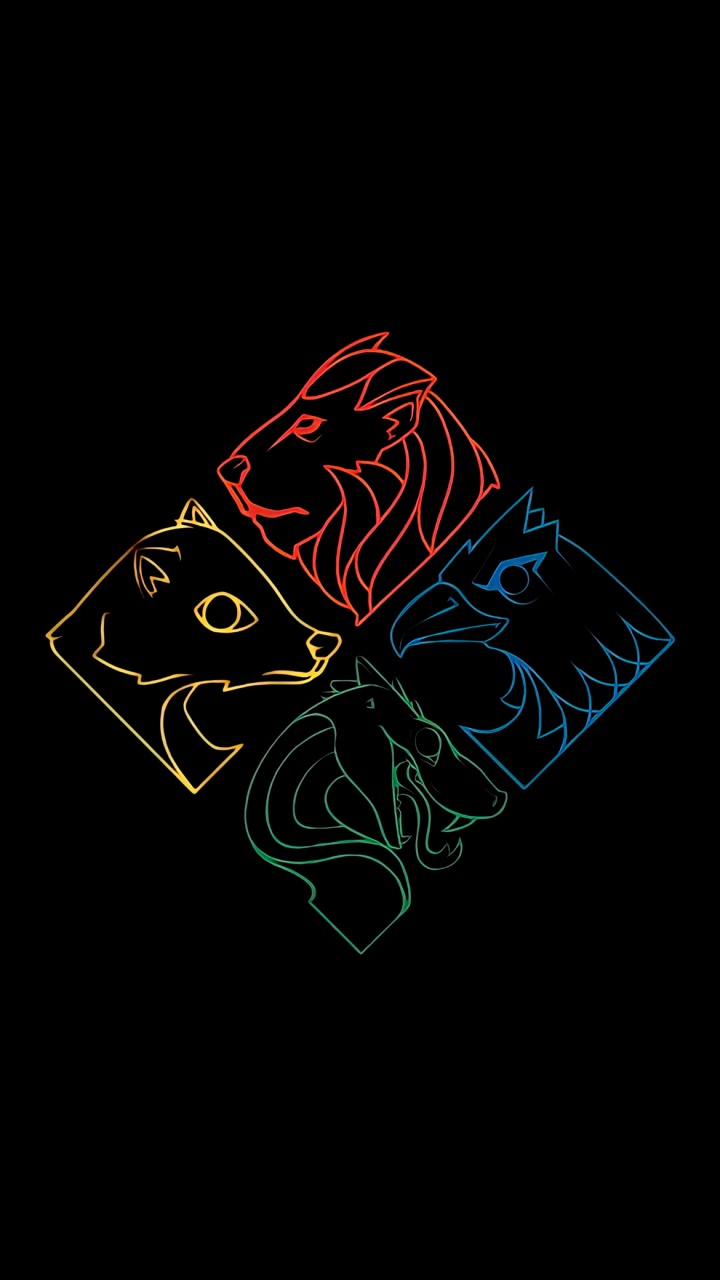 amoled, minimalist phone, felidae, symbol, snout