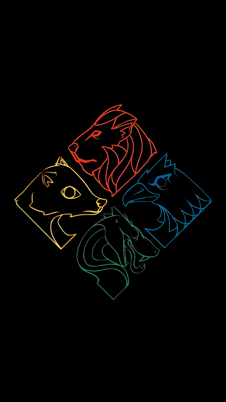 amoled, minimalist phone, felidae, symbol, snout