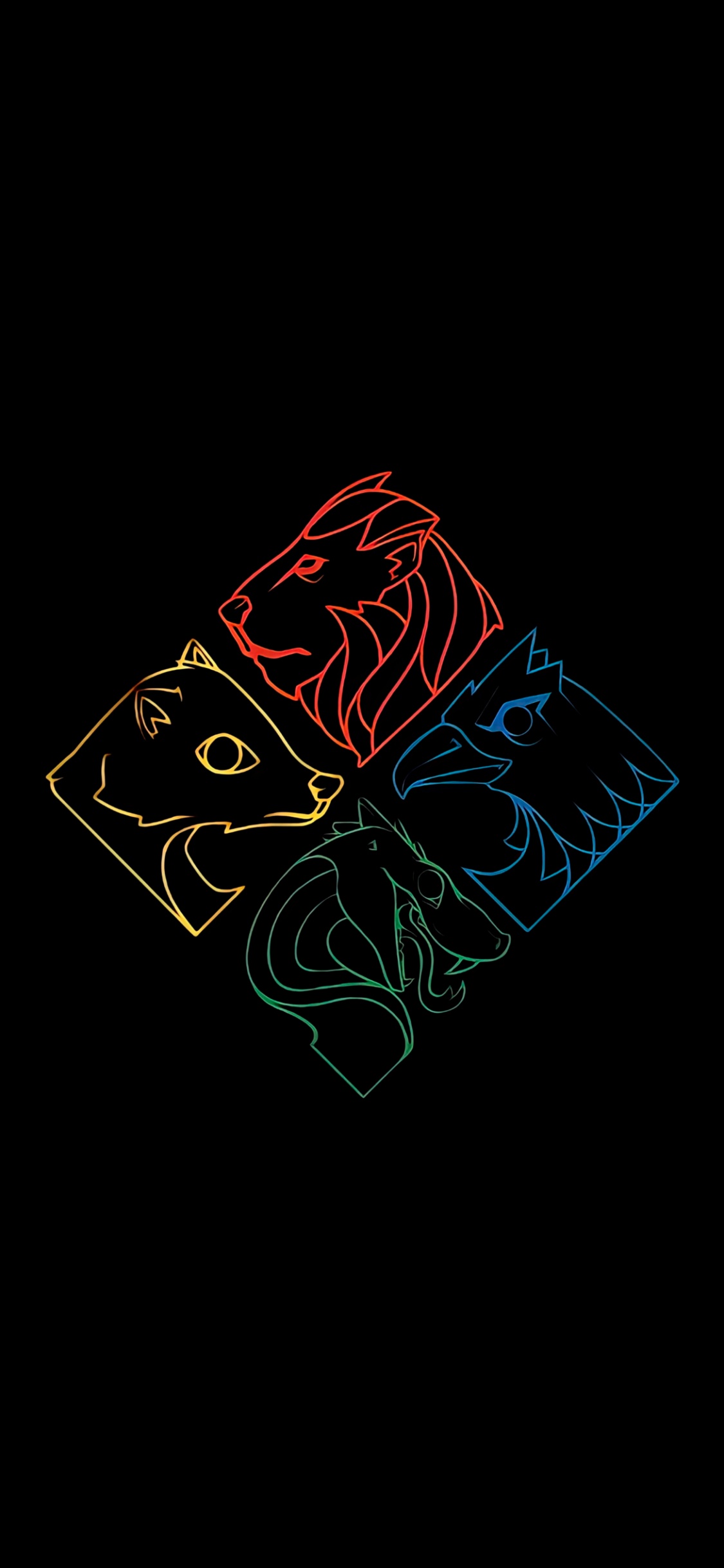 内, 猫科, 符号, 图形设计, 动画 壁纸 1125x2436 允许