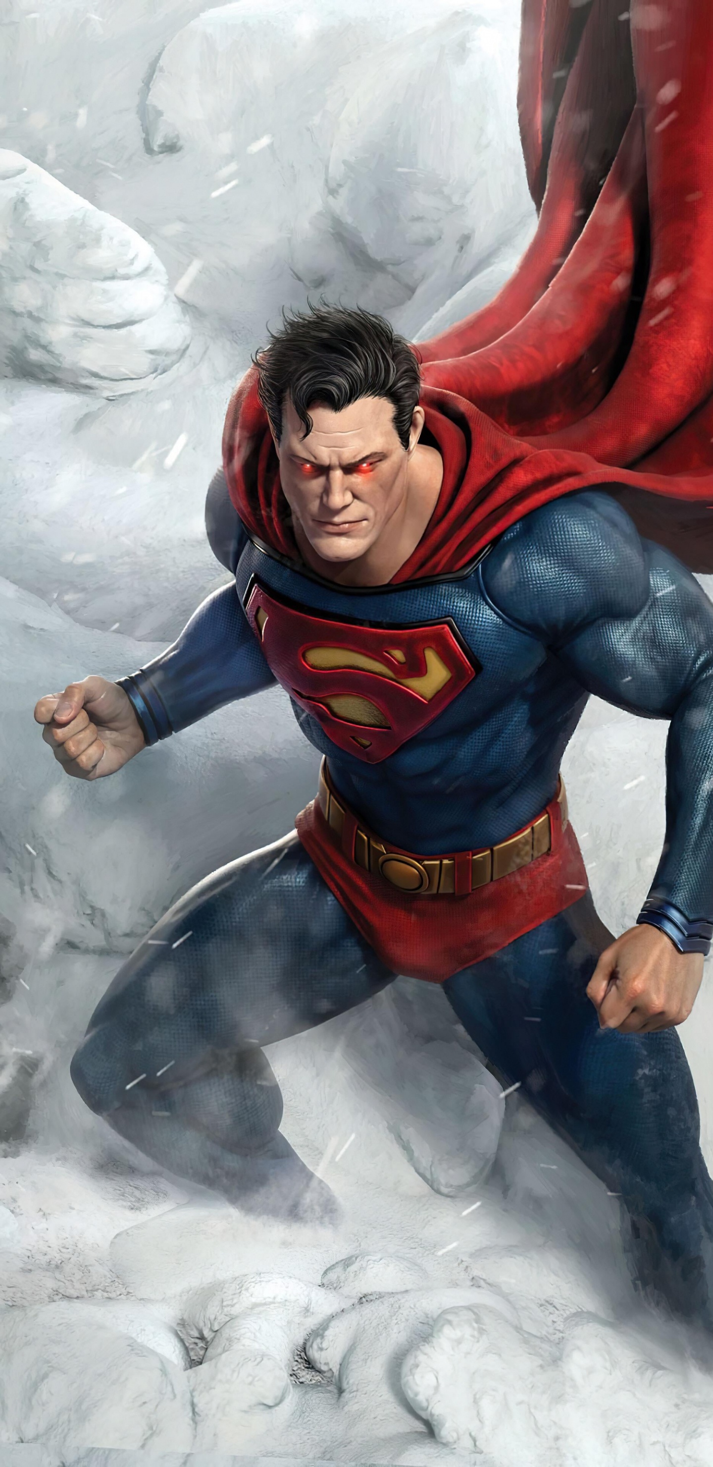 Art de Surhomme, Superman, Wonder Woman, Art, Superhero. Wallpaper in 1440x2960 Resolution