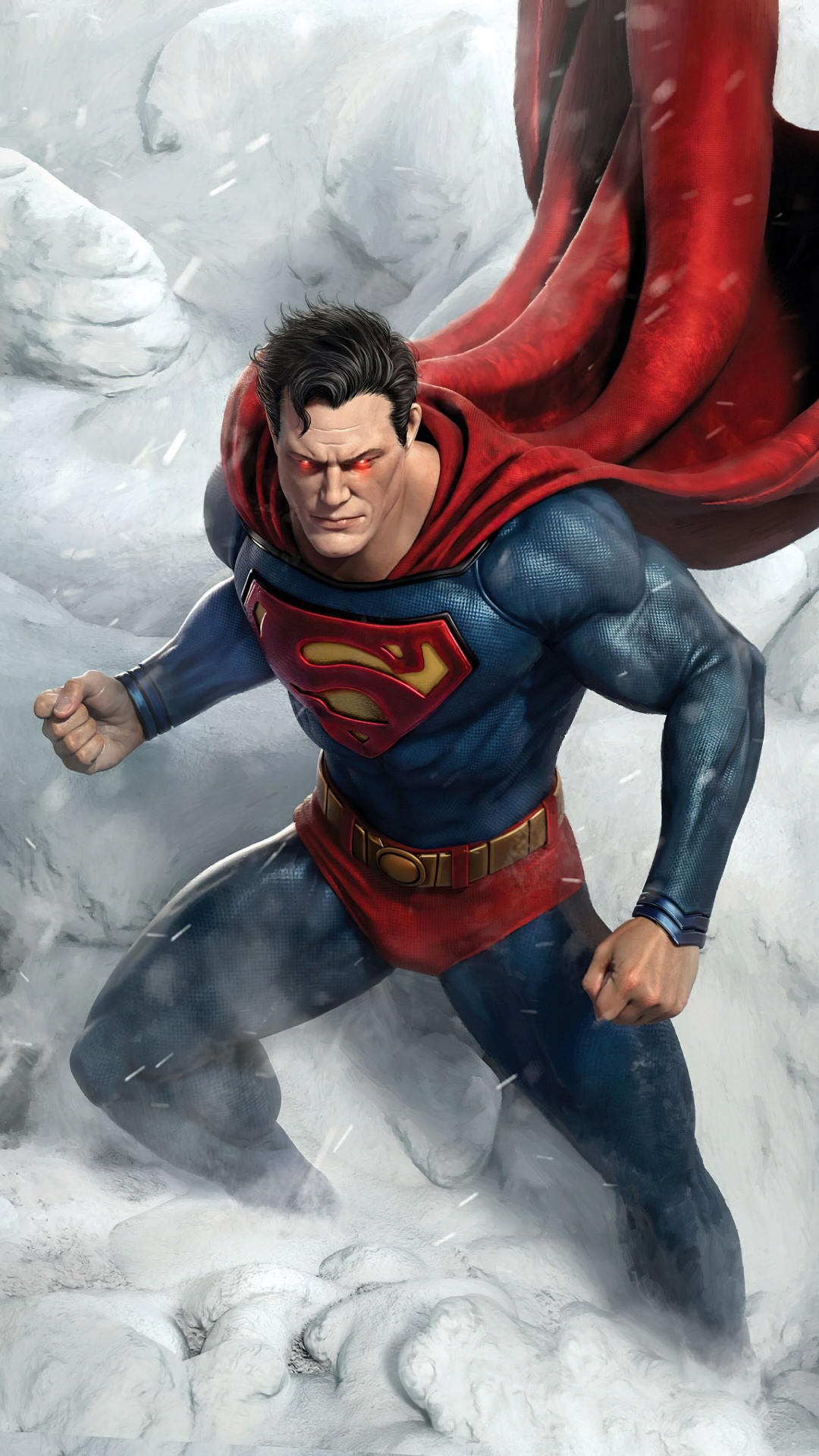 Superman Art, Superman, Wonder Woman, Art, Superhero. Wallpaper in 1080x1920 Resolution
