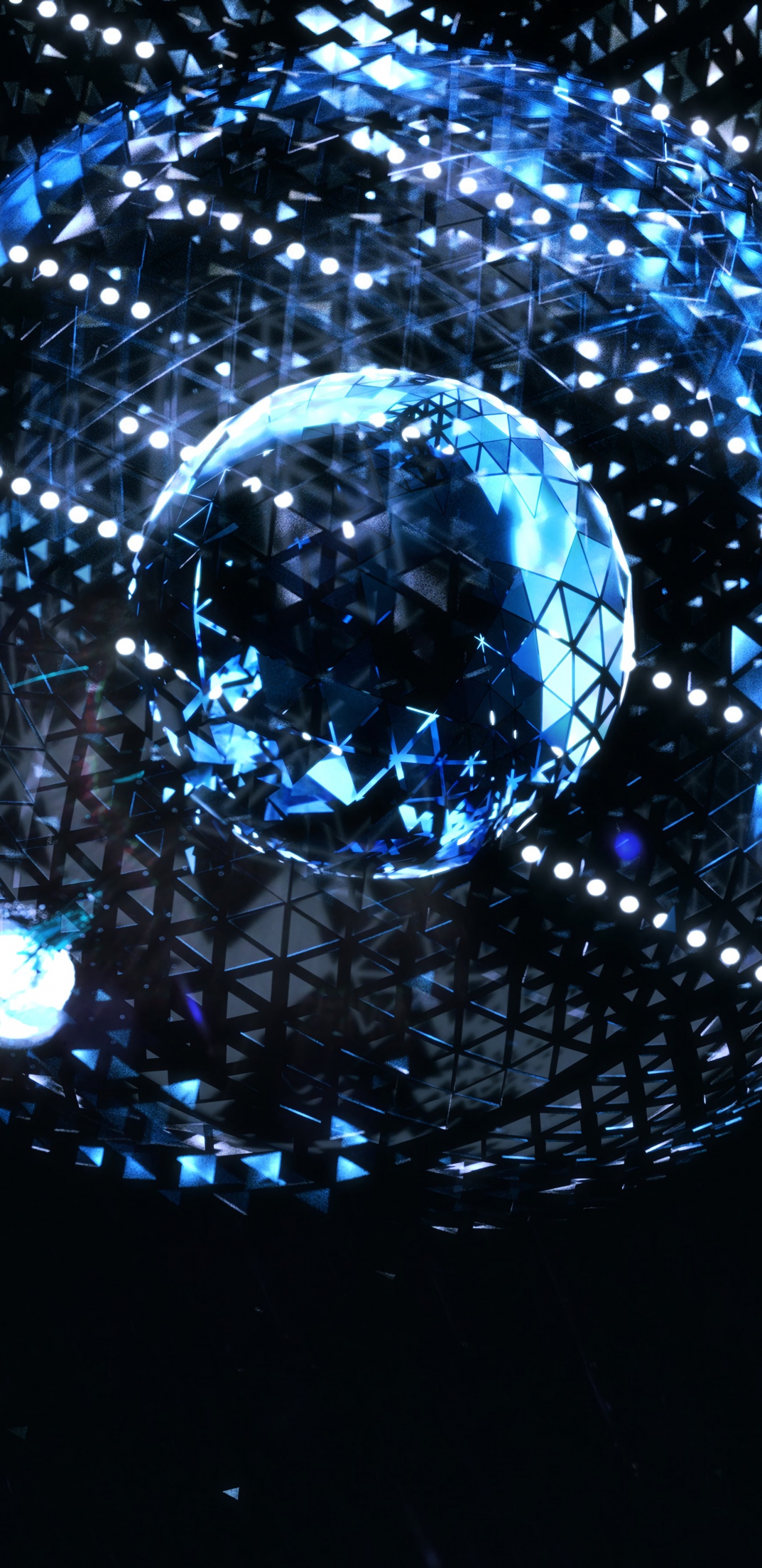 Eau, Blue, Cercle, Sphère, Espace. Wallpaper in 1440x2960 Resolution