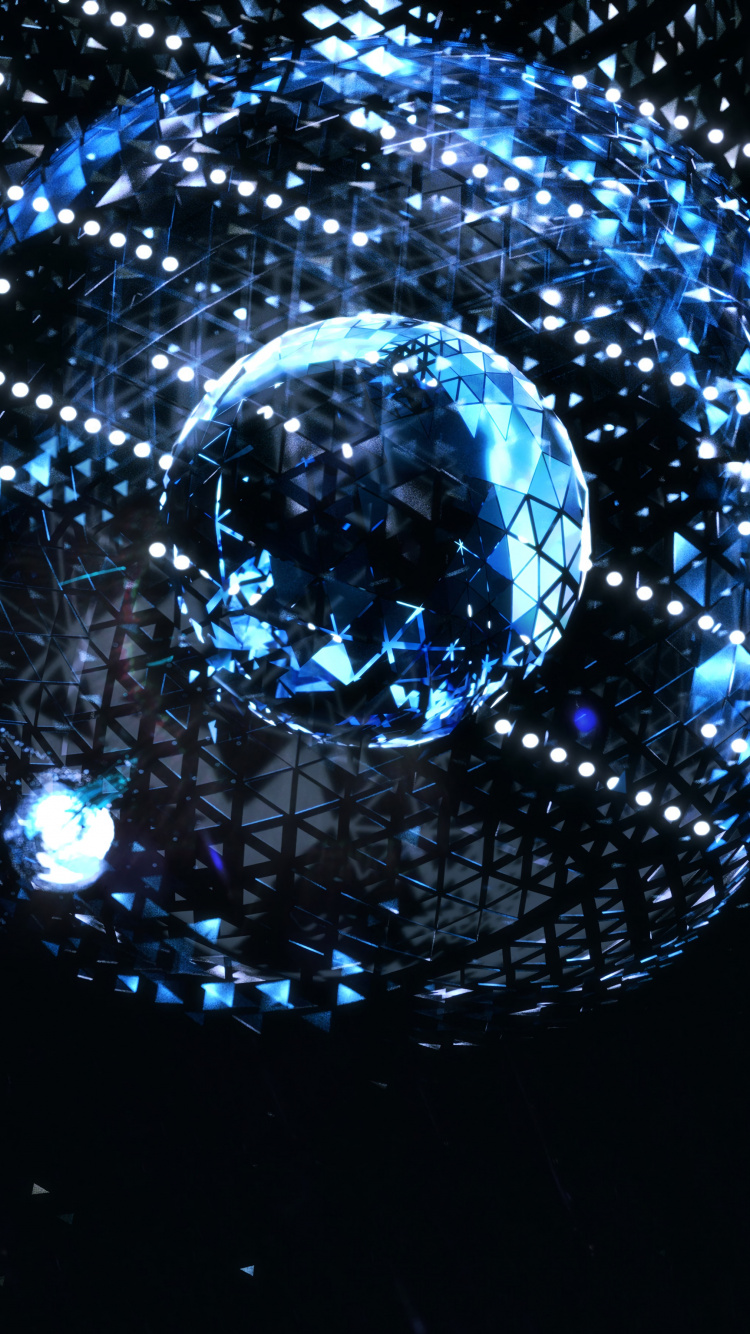 Eau, Blue, Cercle, Sphère, Espace. Wallpaper in 750x1334 Resolution