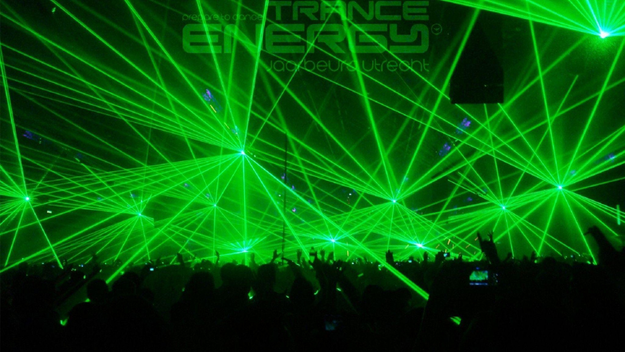 Electronic Music, Electronic Dance Music, Electro, Green, Laser. Wallpaper in 1280x720 Resolution