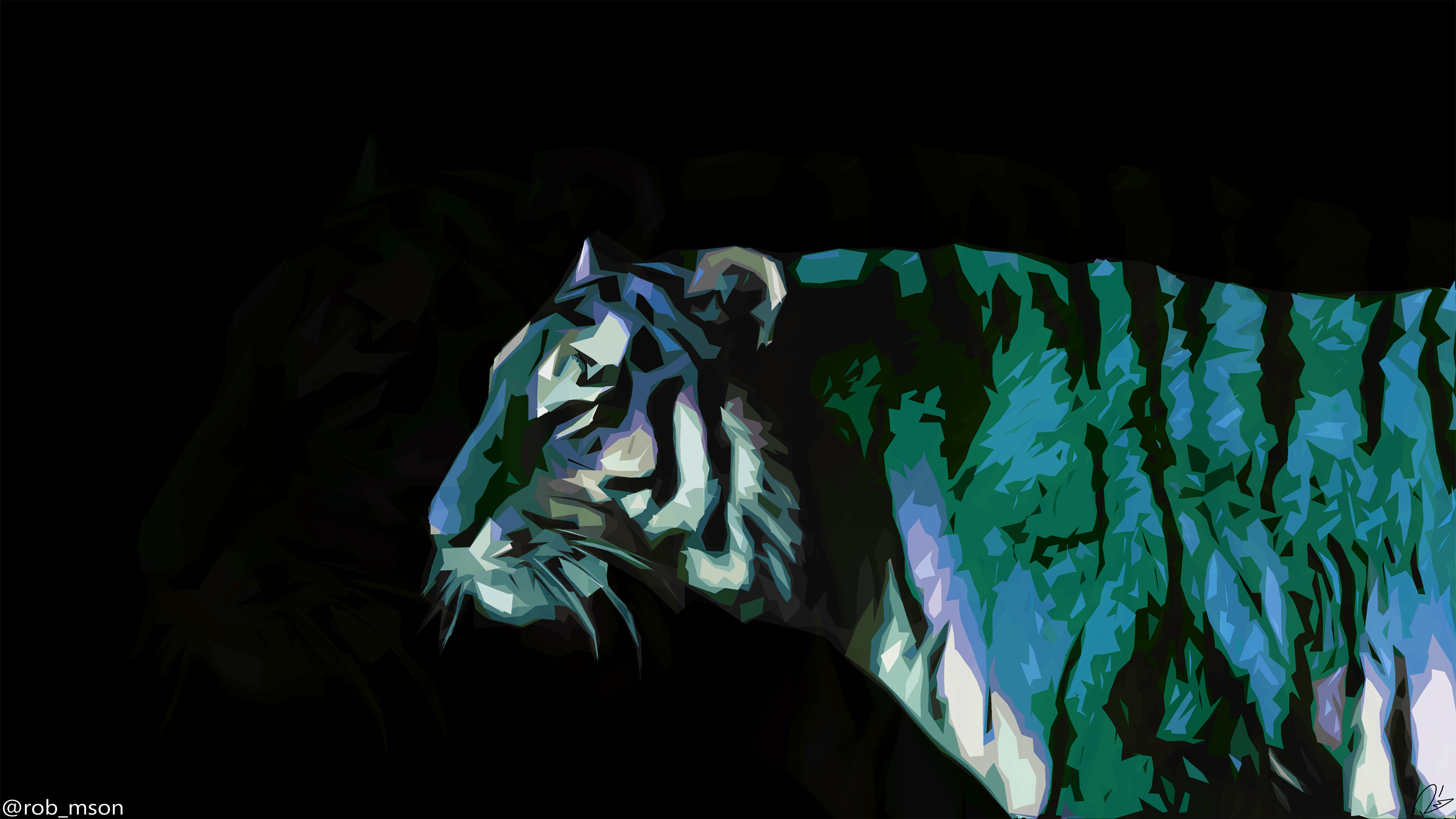 Tigre Siberiano, Tigre de Bengala, Manga, Felidae, Tigre. Wallpaper in 3840x2160 Resolution