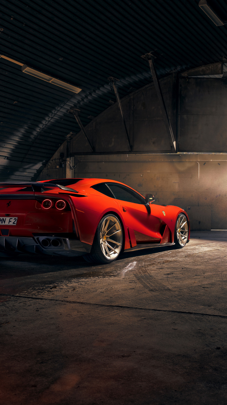 Ferrari, Novitec组, 政变, 超级跑车, 沥青 壁纸 750x1334 允许