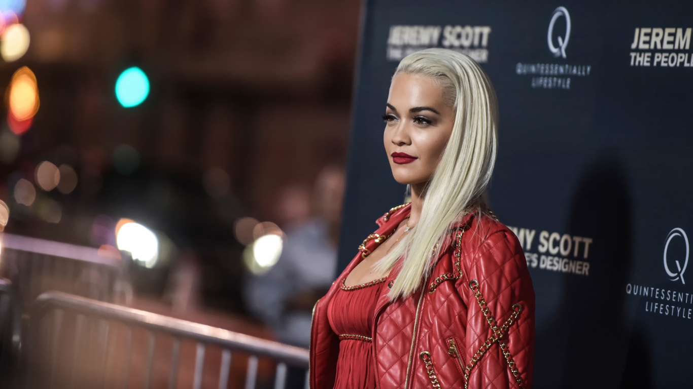 Rita Ora, la Celebridad, Cabello, Belleza, Rubia. Wallpaper in 1366x768 Resolution