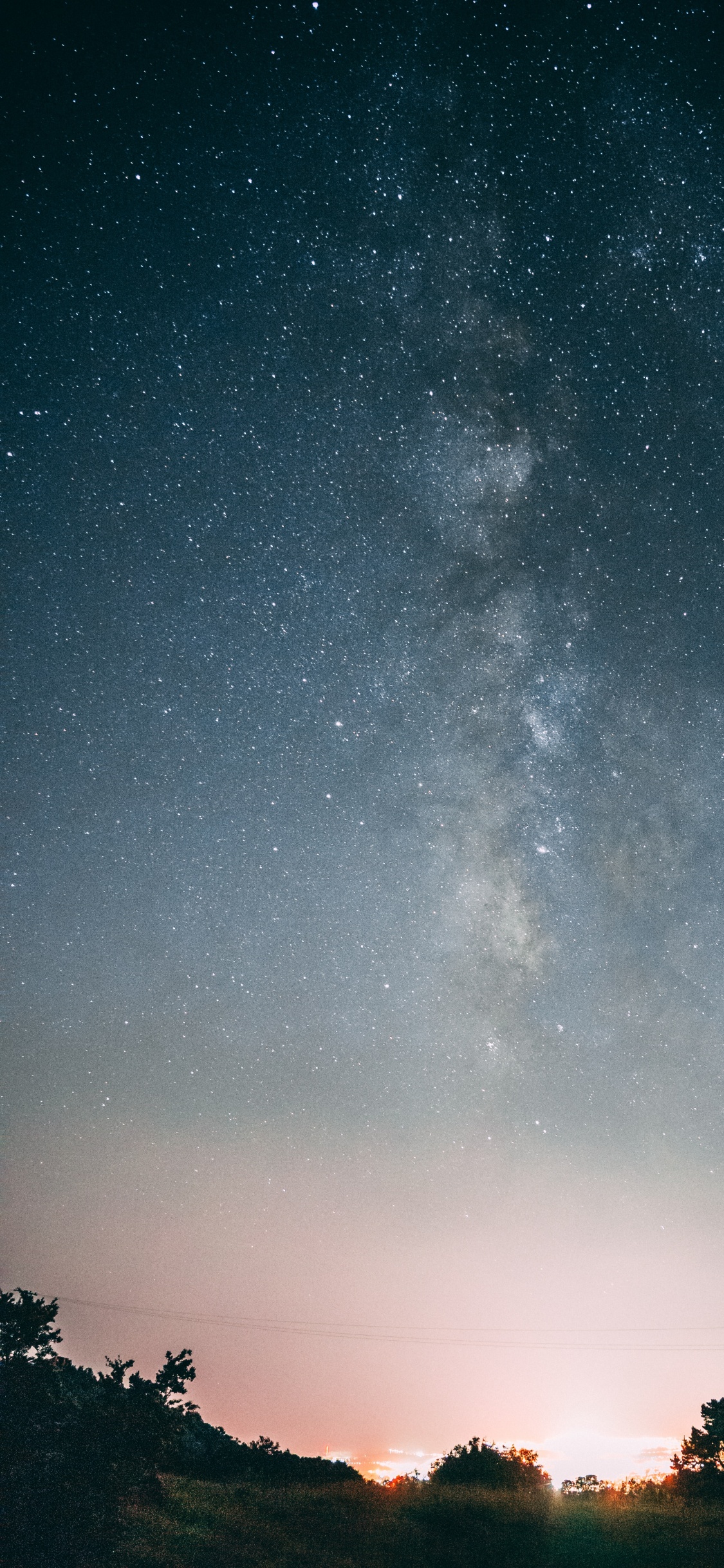 Noche Estrellada Sobre la Noche Estrellada. Wallpaper in 1125x2436 Resolution