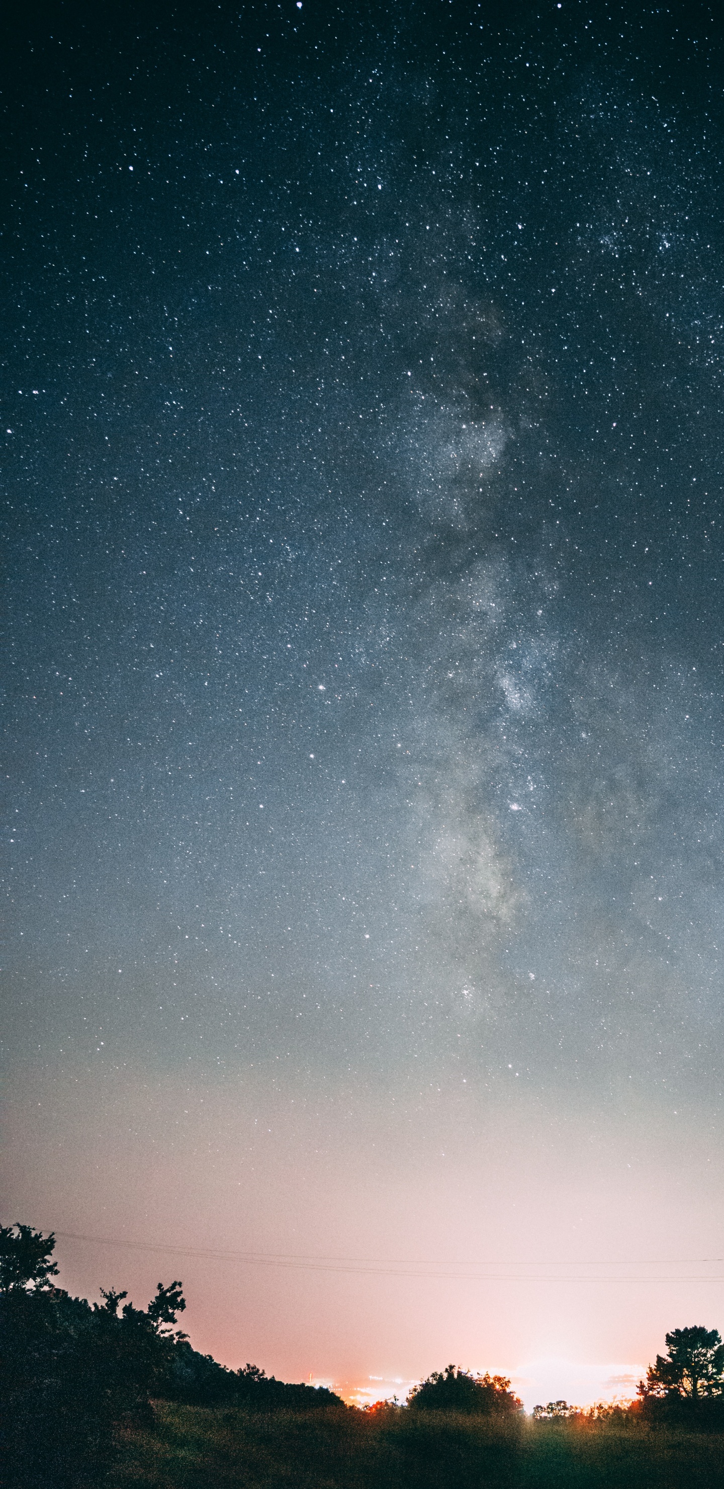 Noche Estrellada Sobre la Noche Estrellada. Wallpaper in 1440x2960 Resolution