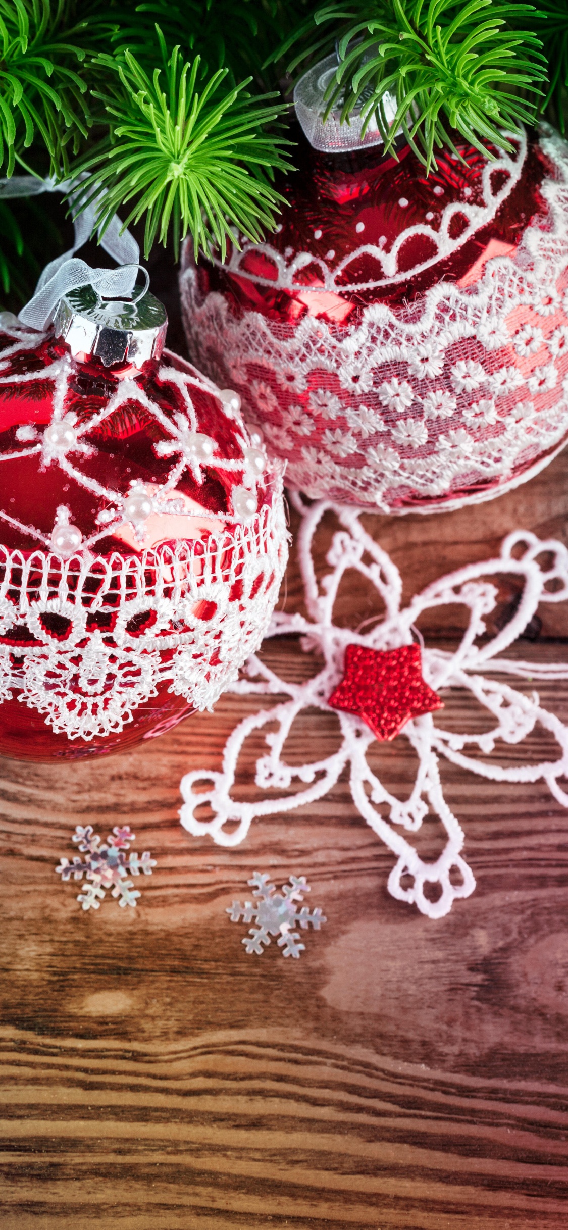 Neujahr, Weihnachten, Christmas Ornament, Alte Neue Jahr, Weihnachtsdekoration. Wallpaper in 1125x2436 Resolution