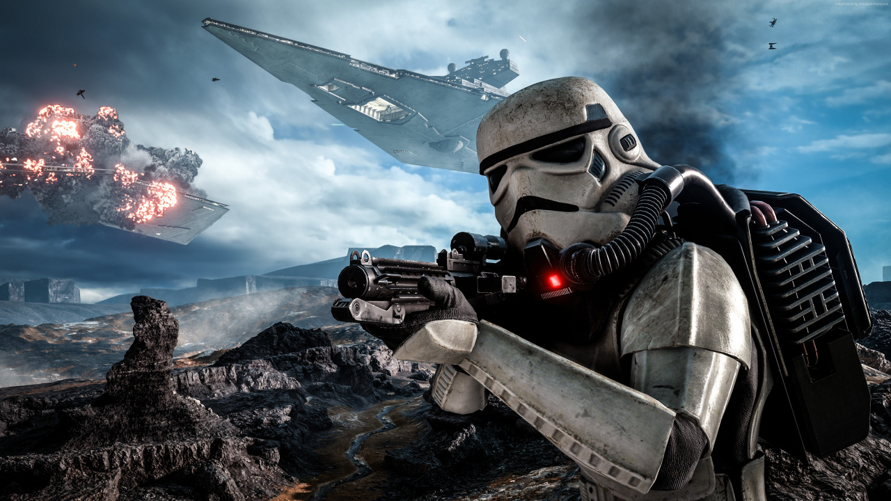 Star Wars Battlefront, Star Wars Battlefront Ii, Stormtrooper, Star Wars, Jeu Pc. Wallpaper in 1280x720 Resolution