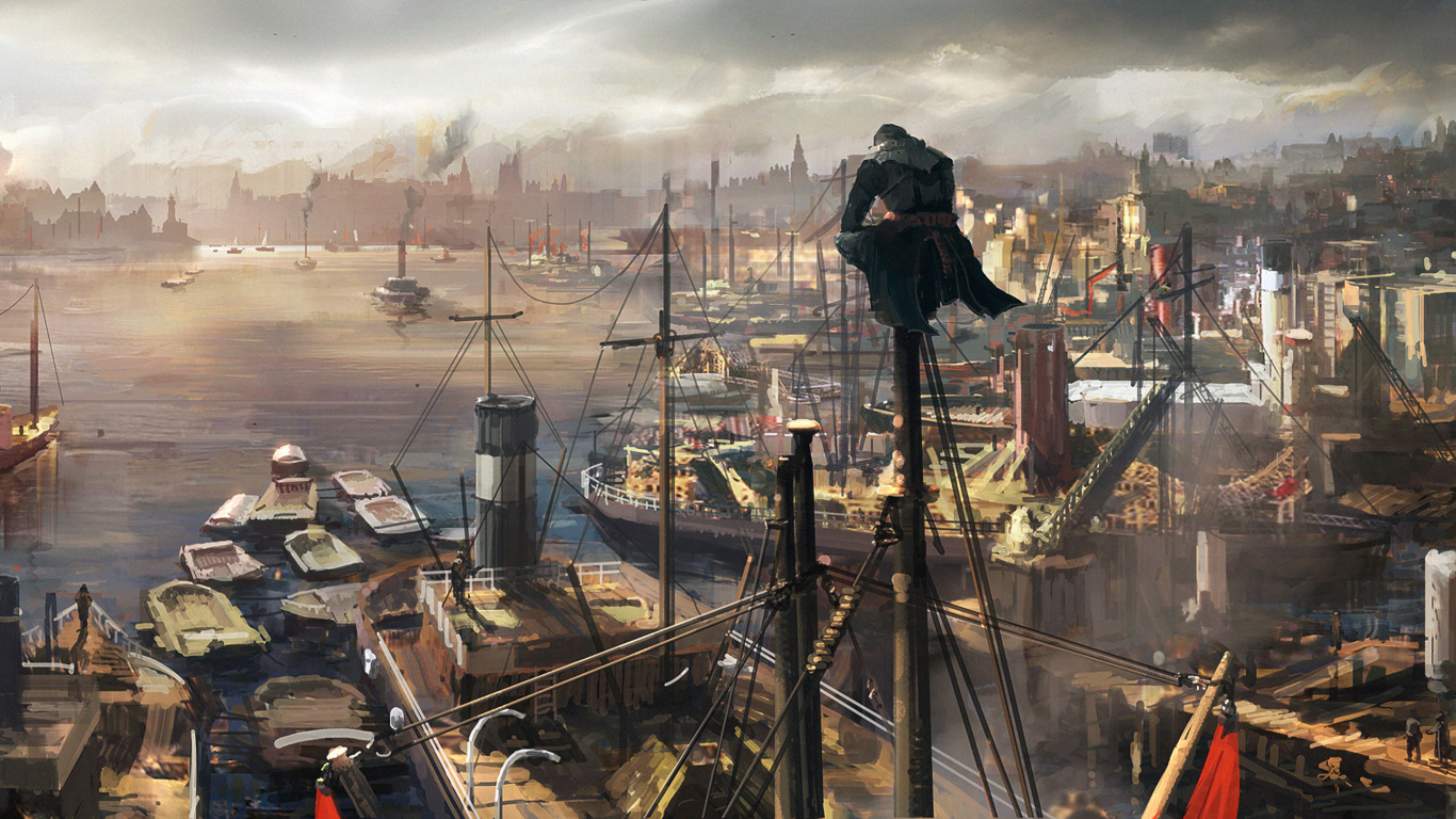 Assassins Creed Sindicato, Assassins Creed Unity, Assassins Creed, Ubisoft, Juego de Pc. Wallpaper in 1366x768 Resolution