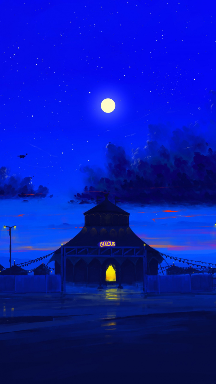 Nature, Wisgoon - Social Network, Painting, Atmosphere, Building. Wallpaper in 750x1334 Resolution