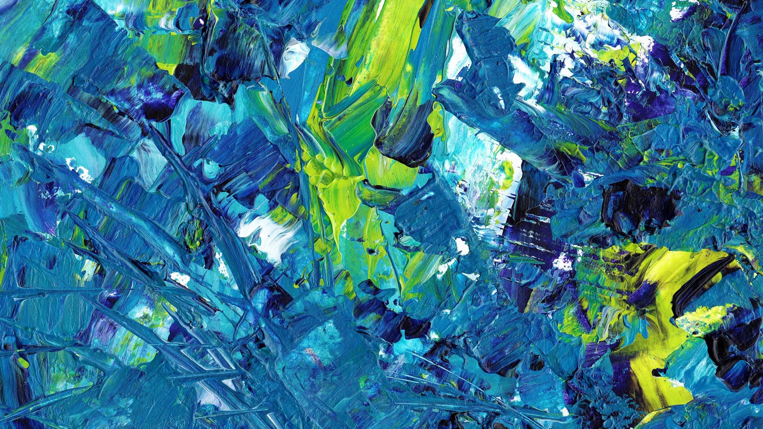 Peinture Acrylique, L'art Abstrait, Peinture, Peinture Abstraite Multicolore, Art. Wallpaper in 2560x1440 Resolution