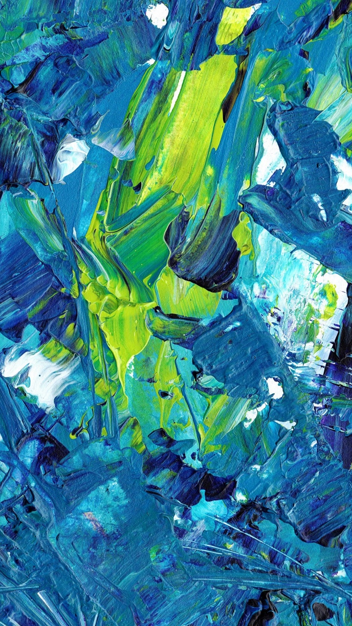 Peinture Acrylique, L'art Abstrait, Peinture, Peinture Abstraite Multicolore, Art. Wallpaper in 720x1280 Resolution