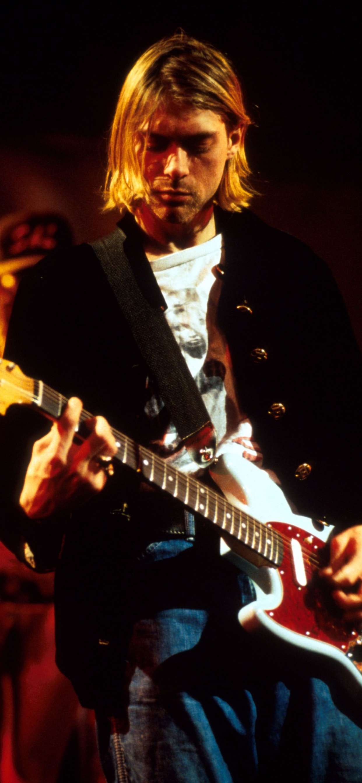 Nirwana, Grunge, Gitarrist, Musiker, Musik. Wallpaper in 1242x2688 Resolution