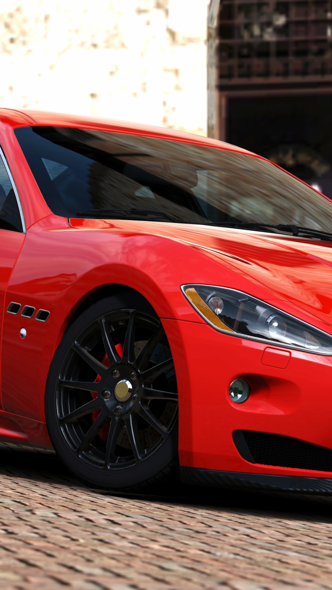 Rojo Bmw m 3 Coupe Estacionado en la Carretera Durante el Día. Wallpaper in 1080x1920 Resolution