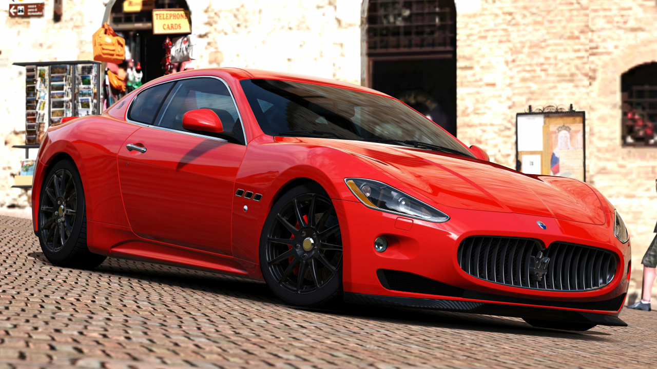 BMW m 3 Coupé Rouge Garé Sur Route Pendant la Journée. Wallpaper in 1280x720 Resolution