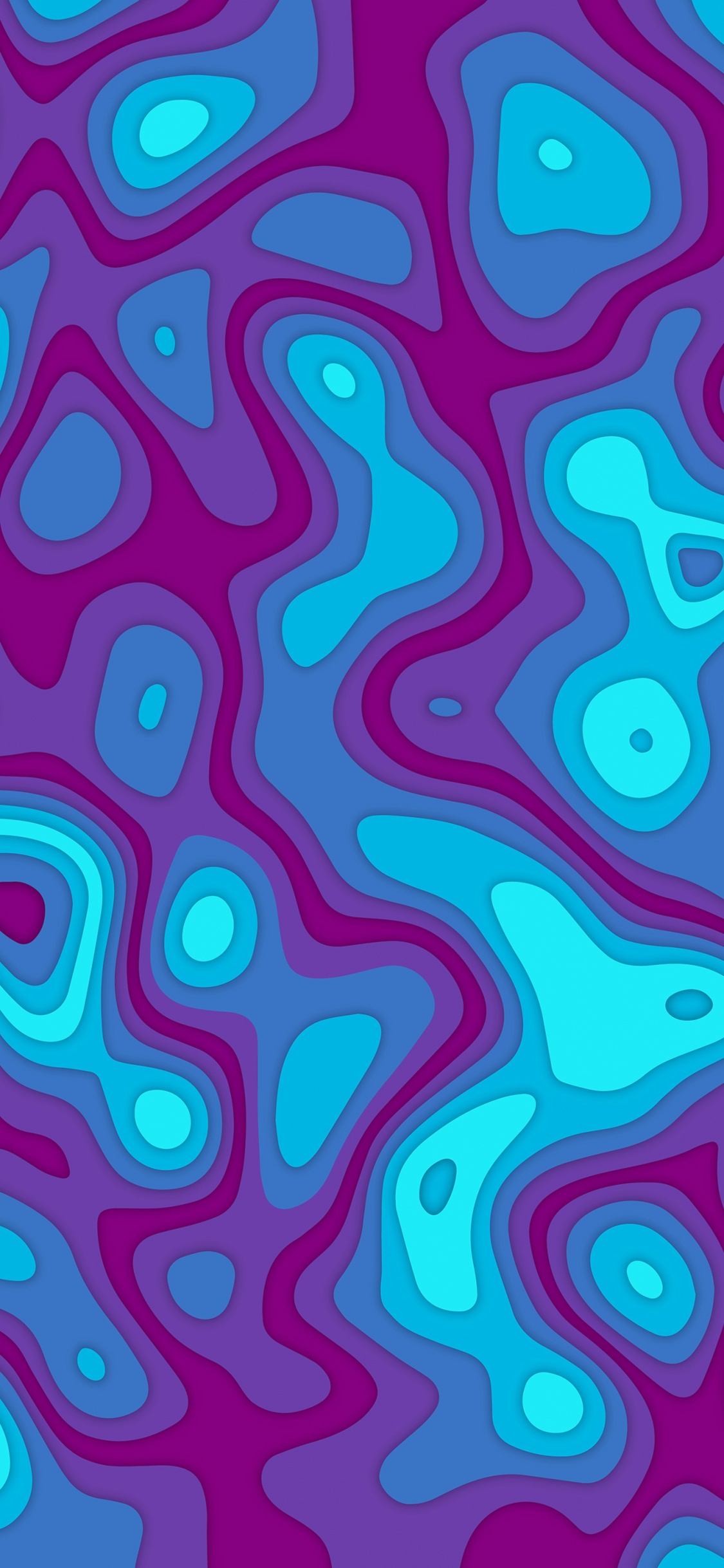 视觉艺术, Azure, 粉红色, 水上, 紫罗兰色 壁纸 1125x2436 允许