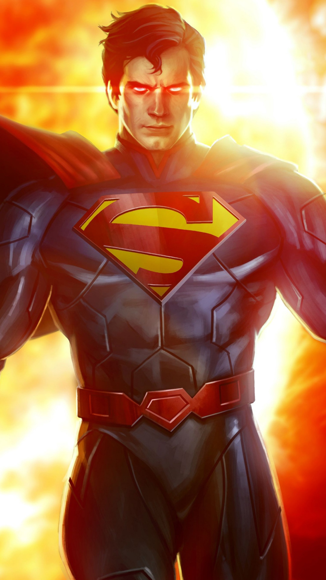 Frau im Rot-schwarzen Anzug. Wallpaper in 1080x1920 Resolution