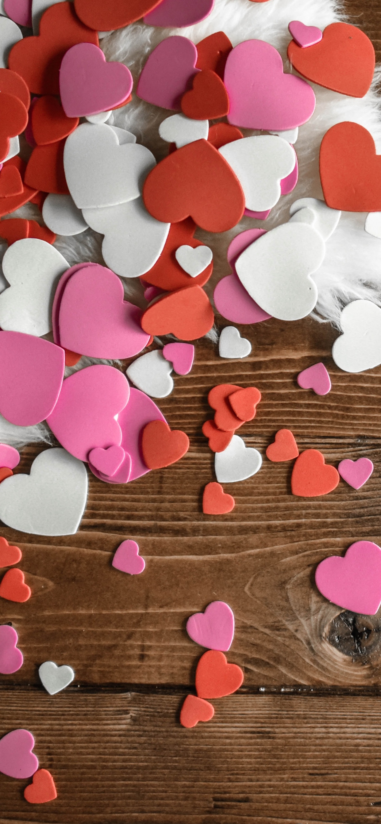 礼物, 心脏, 粉红色, 木, 爱情 壁纸 1242x2688 允许