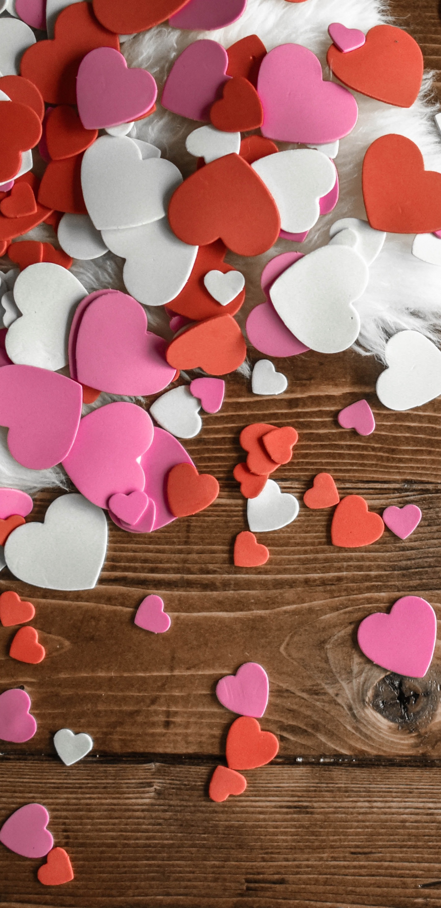 礼物, 心脏, 粉红色, 木, 爱情 壁纸 1440x2960 允许