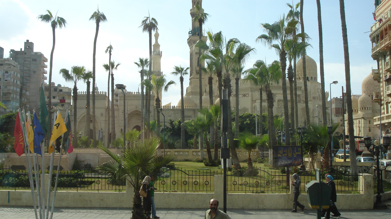 Leute, Die Tagsüber im Park Spazieren Gehen. Wallpaper in 1366x768 Resolution