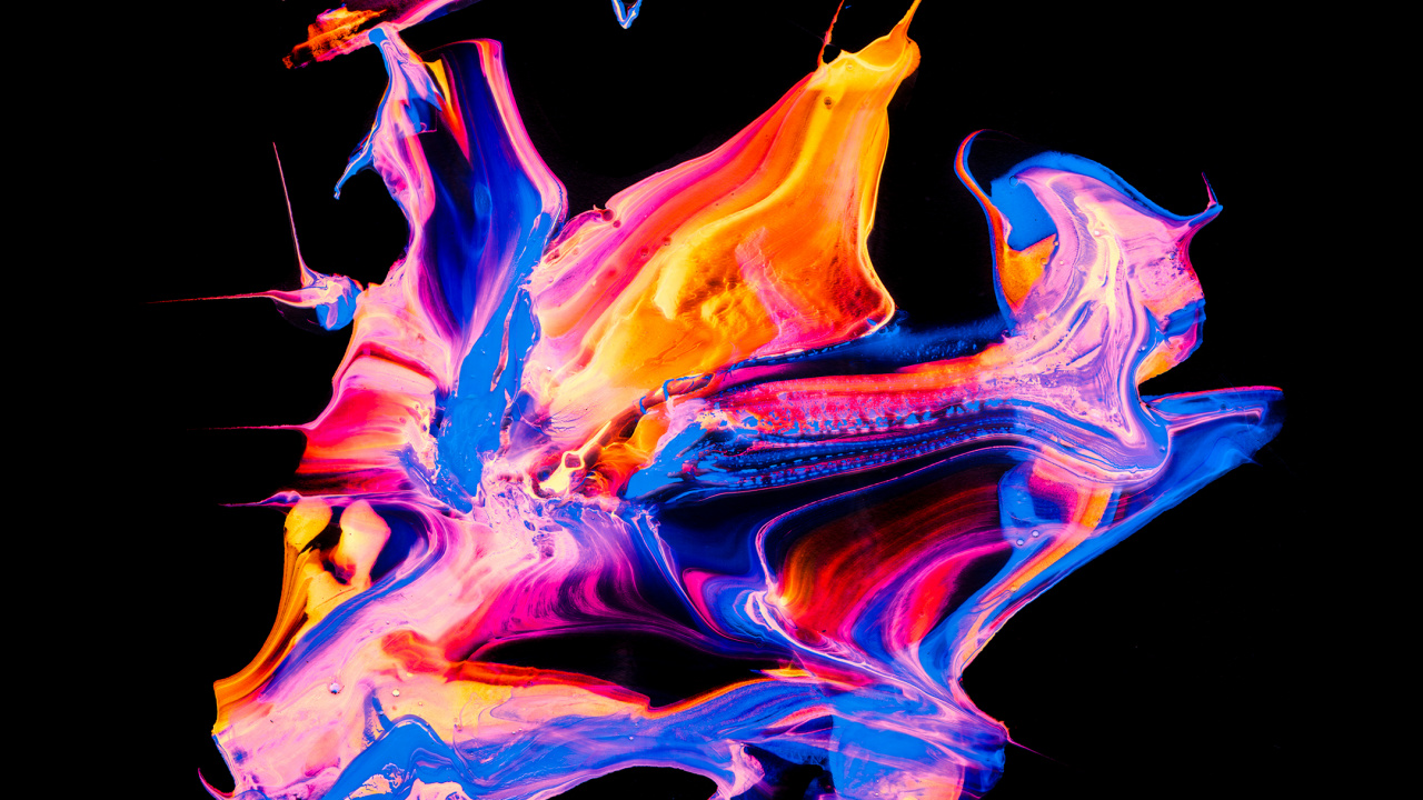 Malerei, Menschlichen Körper, Visual-Effekt-Beleuchtung, Gas, Kunst. Wallpaper in 1280x720 Resolution