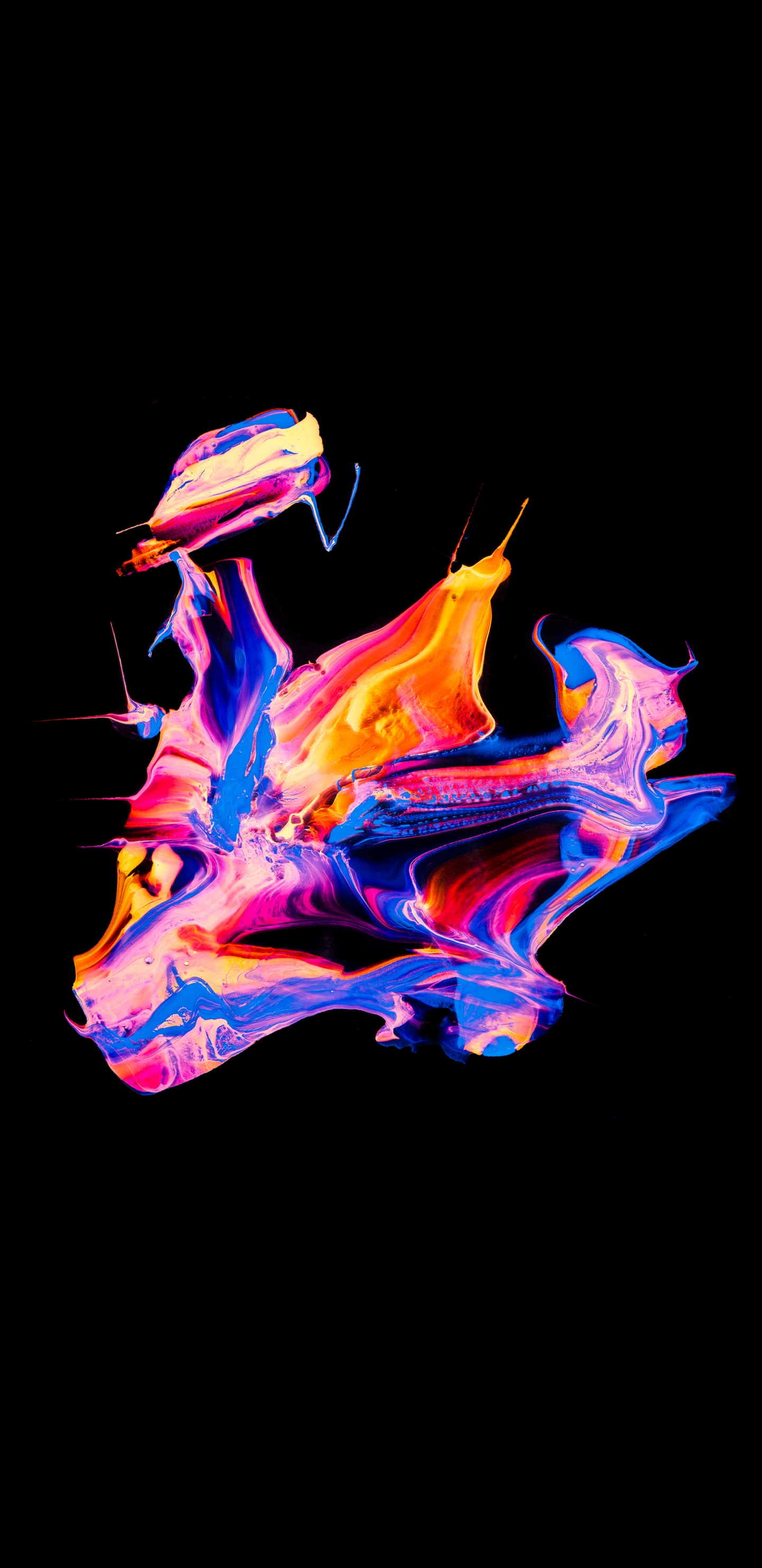 Malerei, Menschlichen Körper, Visual-Effekt-Beleuchtung, Gas, Kunst. Wallpaper in 1440x2960 Resolution