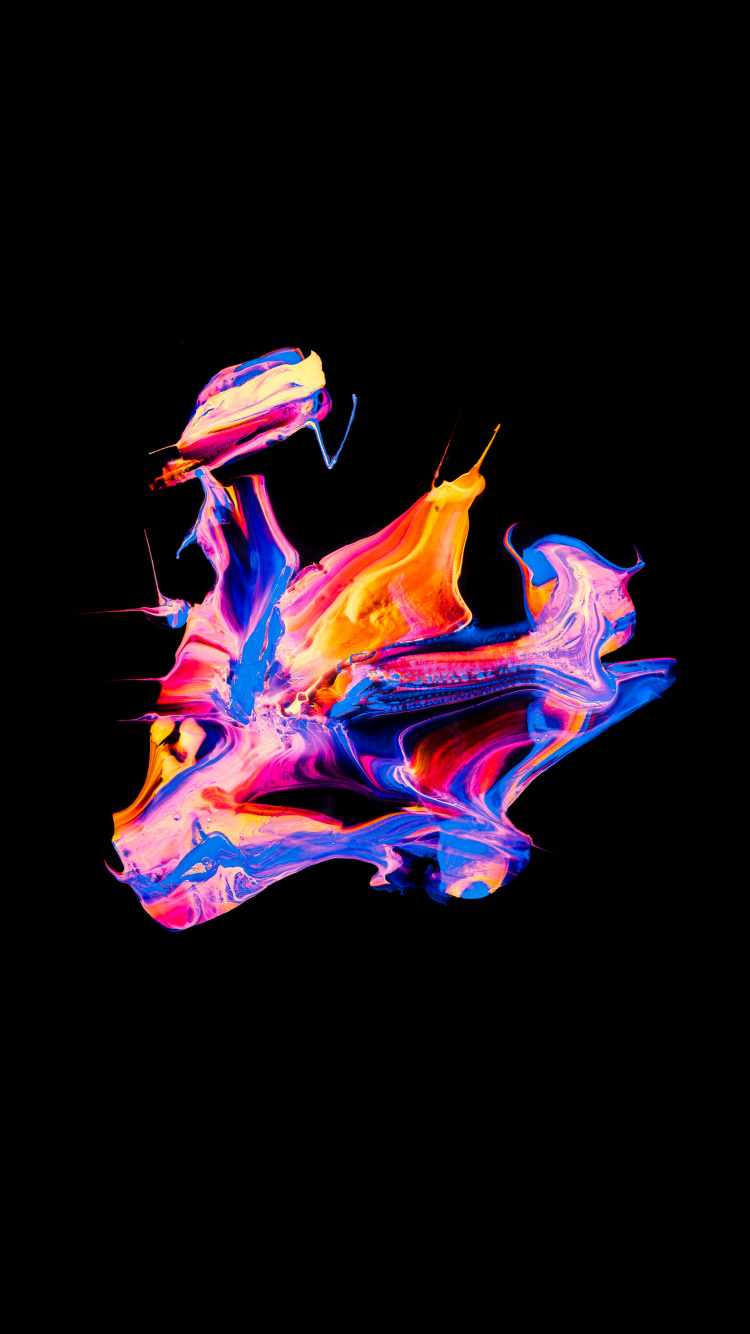 Malerei, Menschlichen Körper, Visual-Effekt-Beleuchtung, Gas, Kunst. Wallpaper in 750x1334 Resolution