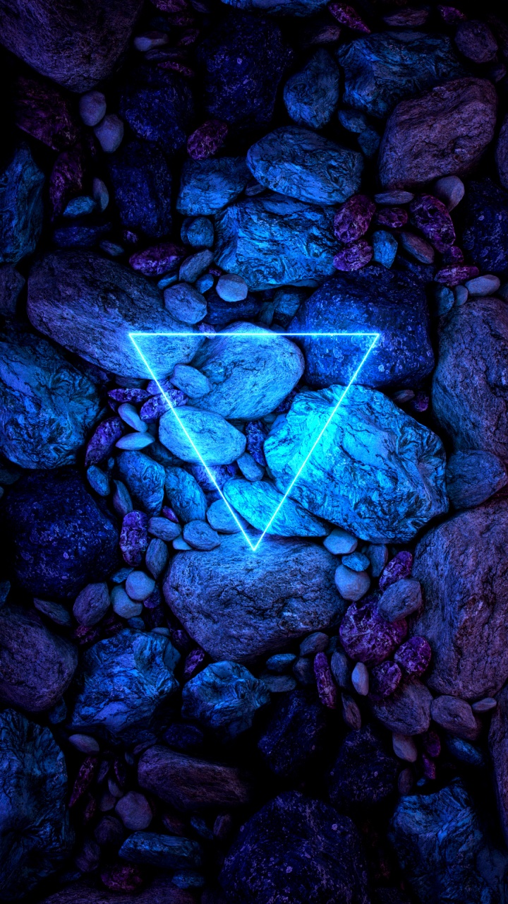 Neon-Beleuchtung, Licht, Electric Blue, Muster, Kunst. Wallpaper in 720x1280 Resolution