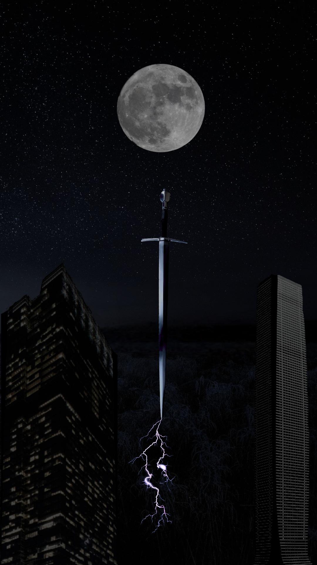 Gratte-ciel, L'éclipse de Lune, Sphère, L'astronomie, Atmosphère. Wallpaper in 1080x1920 Resolution