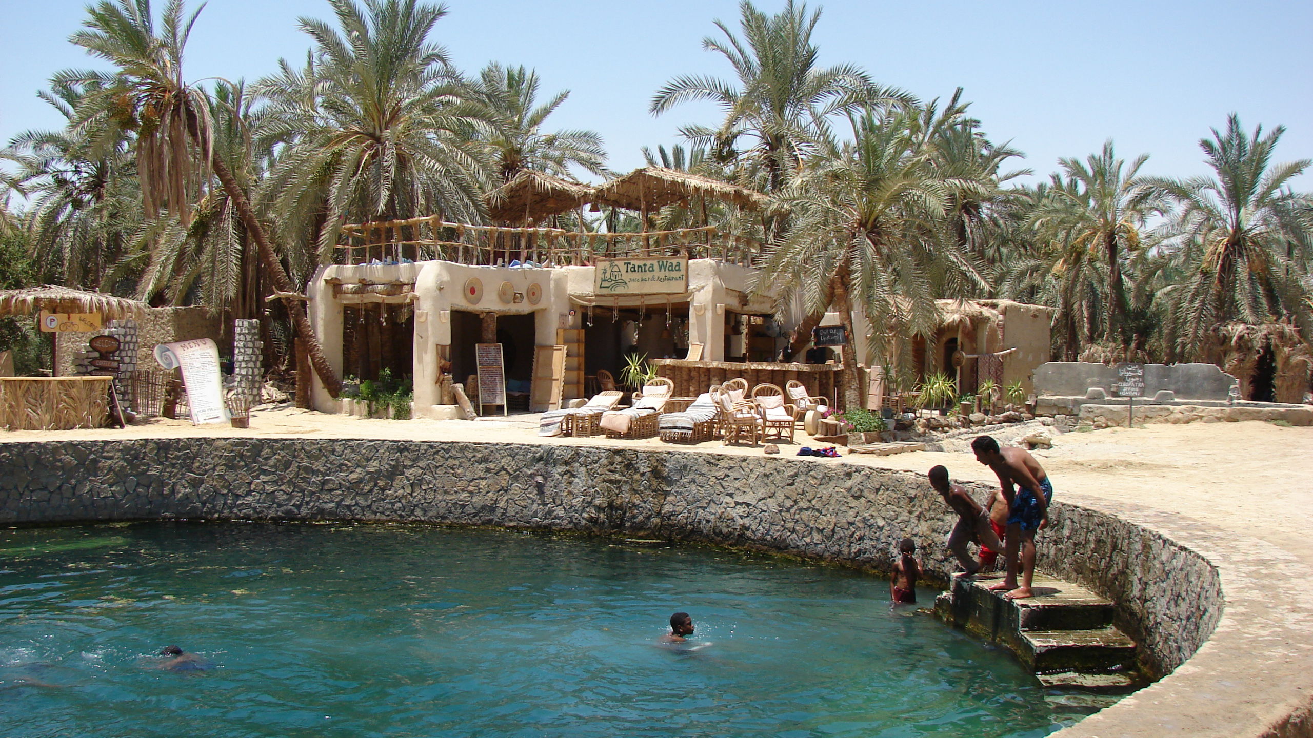 Siwa Oasis, 休闲, 度假, 度假村, 绿洲 壁纸 2560x1440 允许