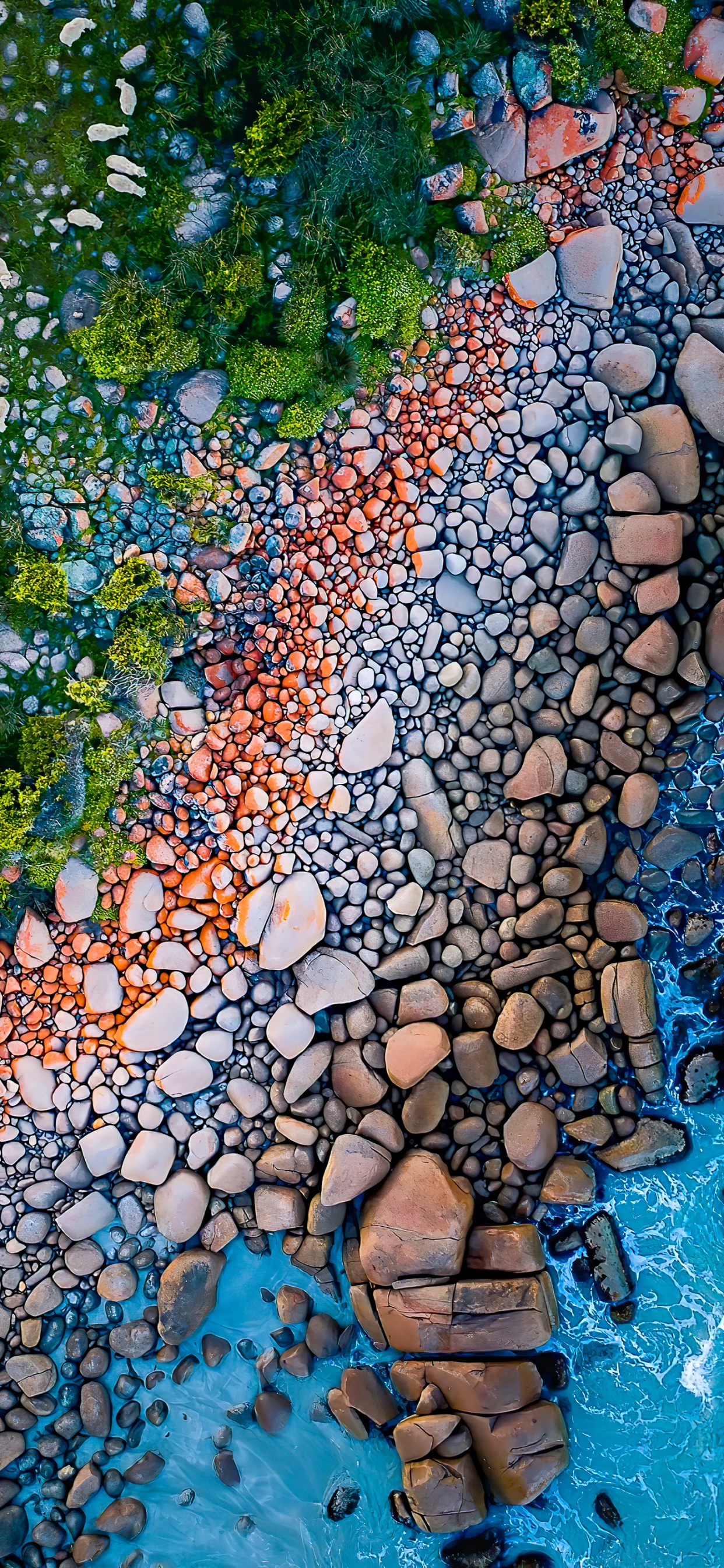 反射, 自然环境, 自然景观, 植被, 艺术 壁纸 1242x2688 允许