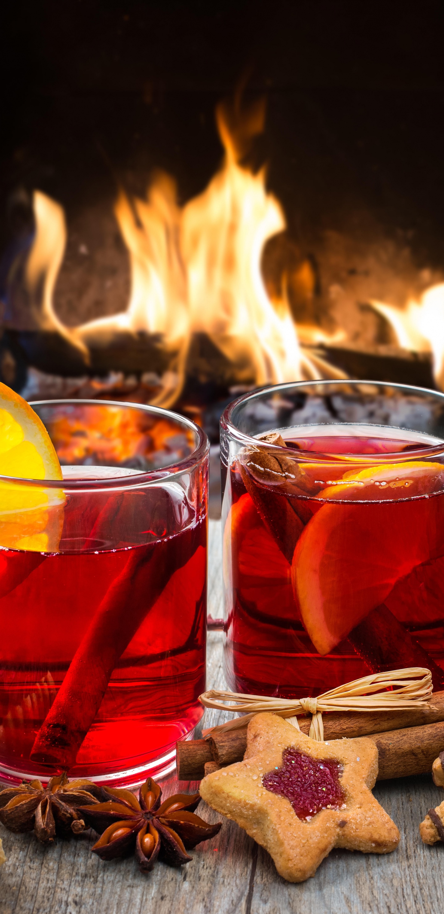 Mulled Wine, Punch, Grog, Drink, Alcoholic Beverage. Wallpaper in 1440x2960 Resolution