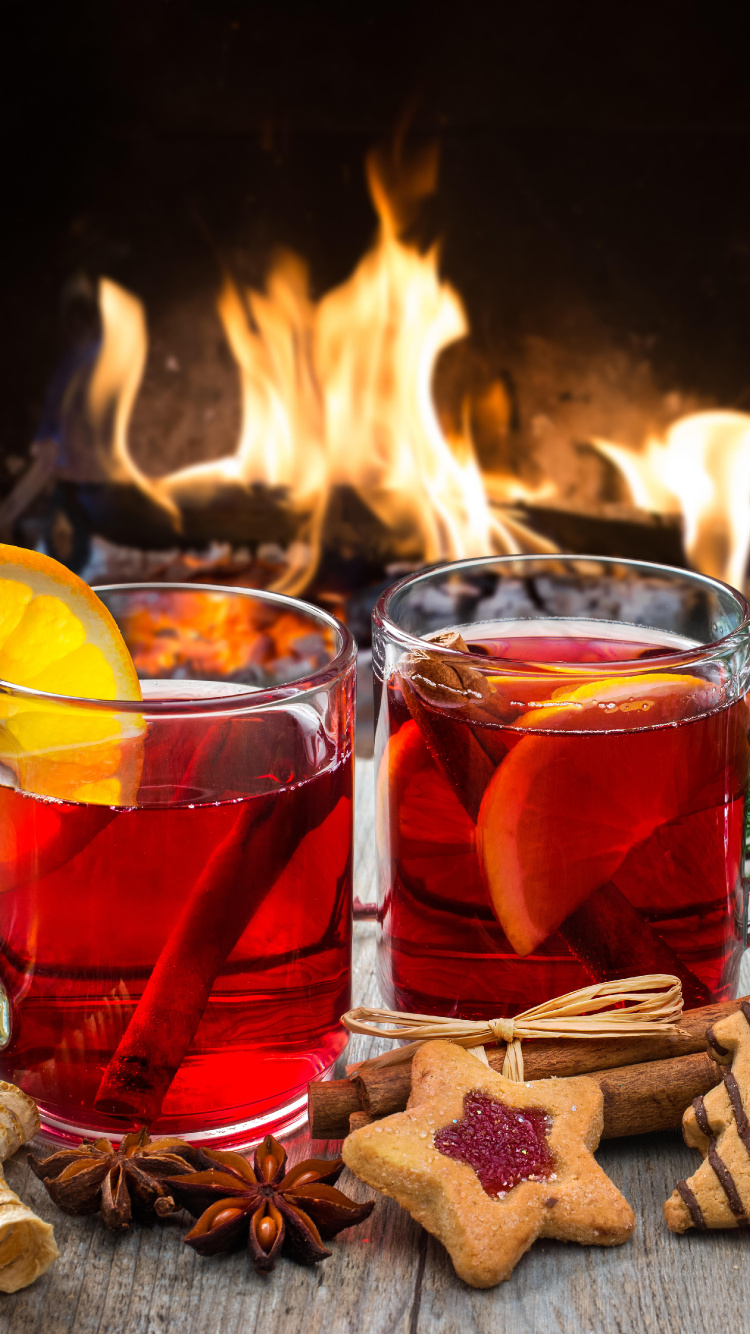 Mulled Wine, Punch, Grog, Drink, Alcoholic Beverage. Wallpaper in 750x1334 Resolution
