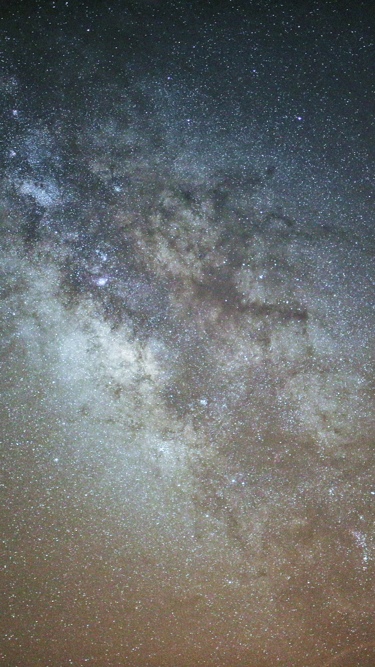 Ciel Étoilé Au-dessus de la Nuit Étoilée. Wallpaper in 750x1334 Resolution