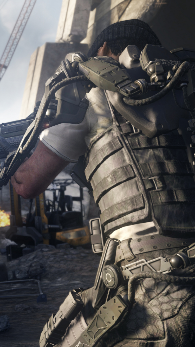 Call of Duty Advanced Warfare, Call of Duty Modern Warfare 3, Playstation 4, Playstation 3, Sledgehammer Games. Wallpaper in 750x1334 Resolution