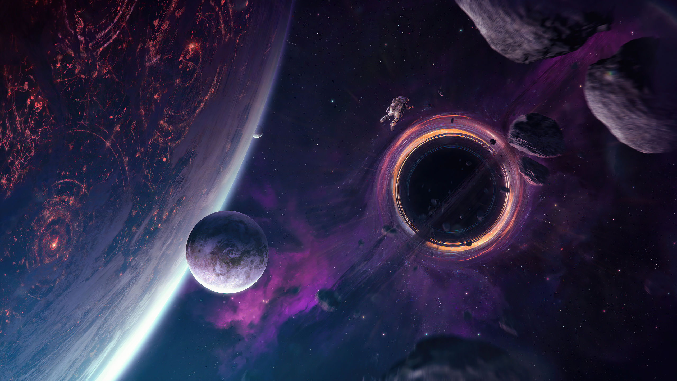 Atmosphere, Light, Astronomical Object, Art, Science. Wallpaper in 2560x1440 Resolution