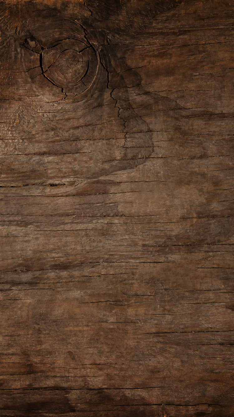 Surface en Bois Marron Avec Trou. Wallpaper in 750x1334 Resolution