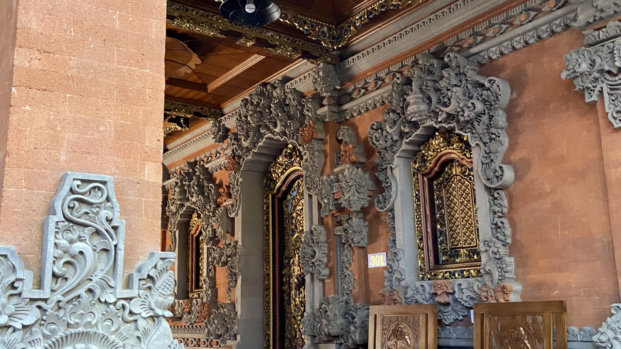 Bali, Design D'intérieur, Mobilier, la Sculpture Sur Pierre, Colonne. Wallpaper in 1280x720 Resolution