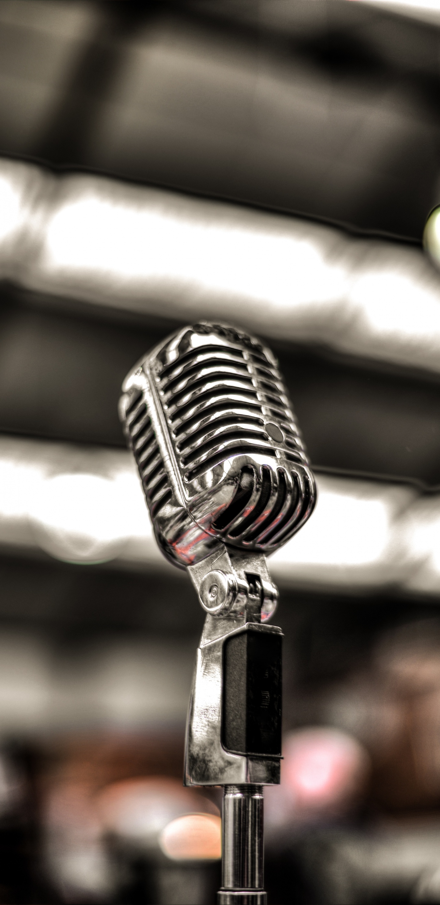 Micrófono, Soporte de Micrófono, Equipo de Audio, Accesorio de Audio, Dispositivo Electrónico. Wallpaper in 1440x2960 Resolution