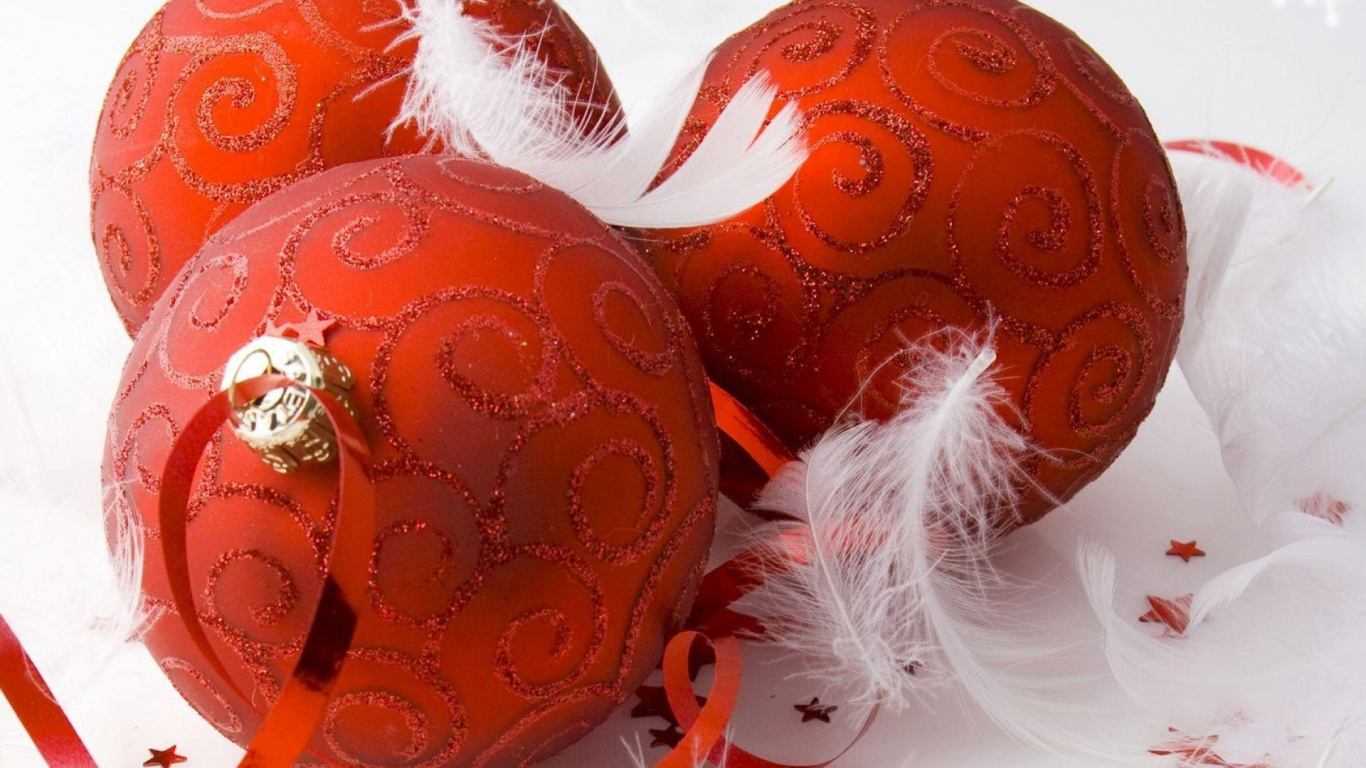 Decoración de la Navidad, Nochevieja, Naranja, la Víspera de Navidad, Navidad. Wallpaper in 1366x768 Resolution