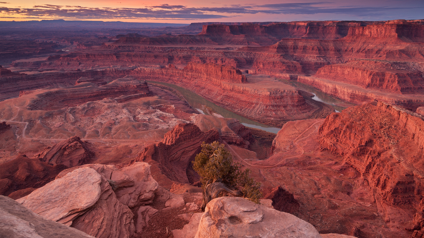 荒地, 形成, 峡谷, Butte, 公园 壁纸 1366x768 允许