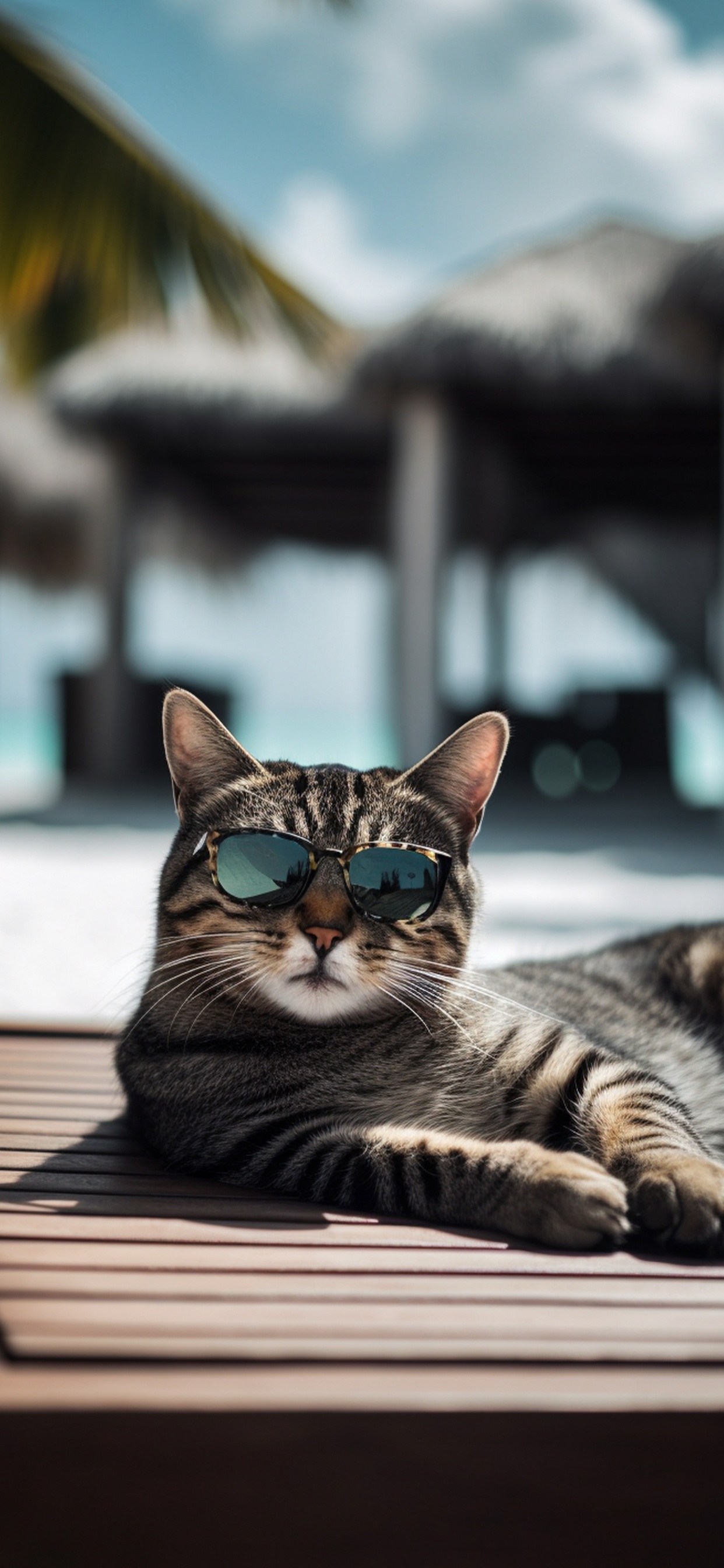 Blaue Augen, Morgen, Idee, Pfote, Tabby-Katze. Wallpaper in 1242x2688 Resolution