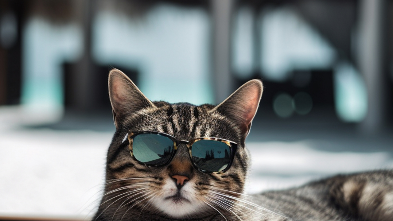 Blaue Augen, Morgen, Idee, Pfote, Tabby-Katze. Wallpaper in 1280x720 Resolution