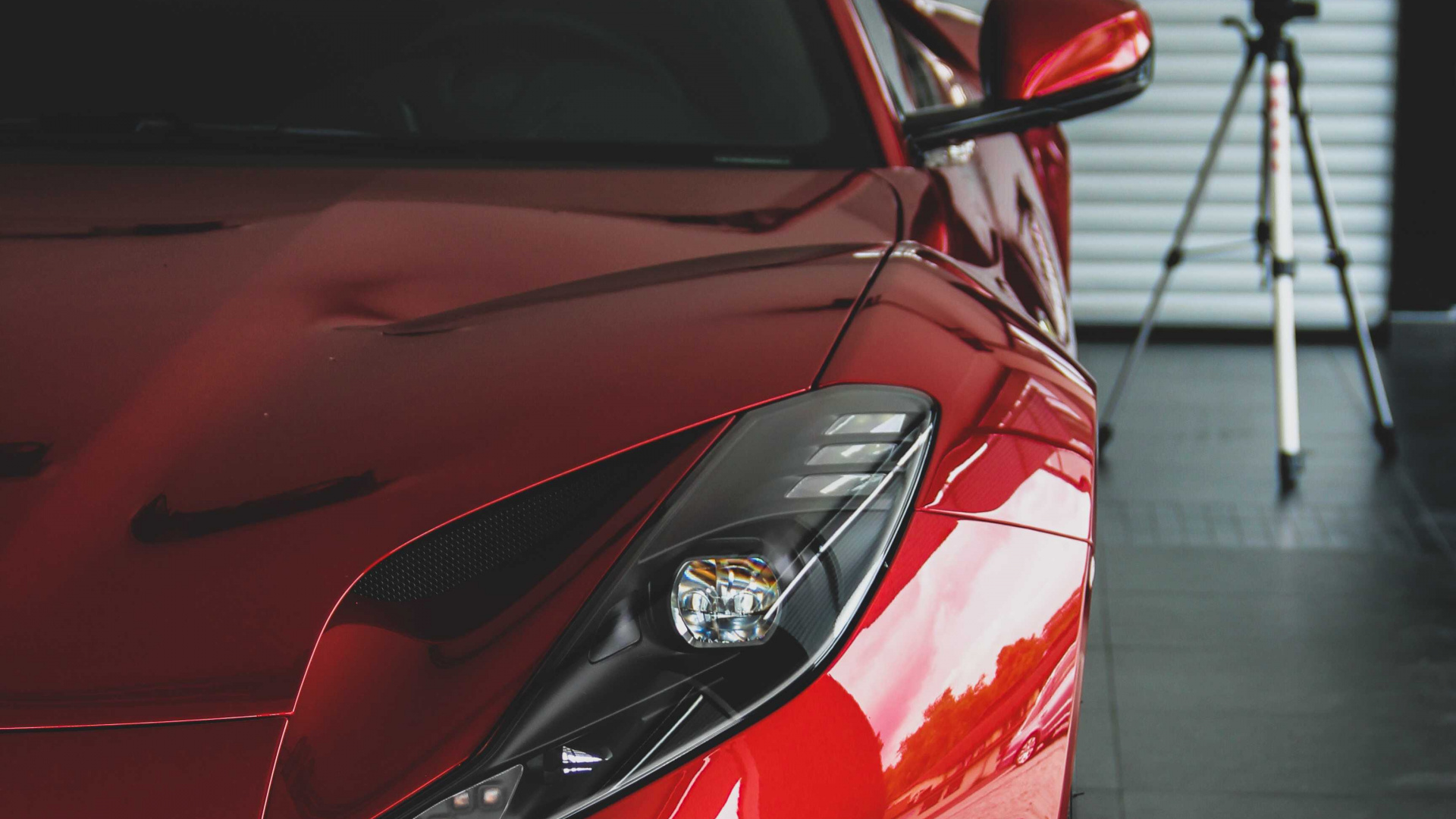 Red Car in The Garage, Ferrari 458, Cars, Ferrari, Sports Car. Wallpaper in 1920x1080 Resolution